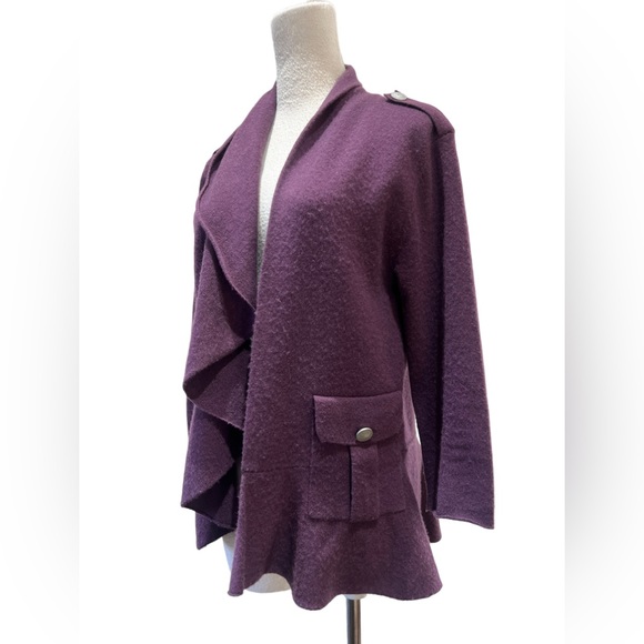 Oonagh By Nanette Lepore cashmere cardigan sweater - Picture 2 of 6